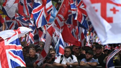 Rival Protests Take Place in London, With a Major Security Effort