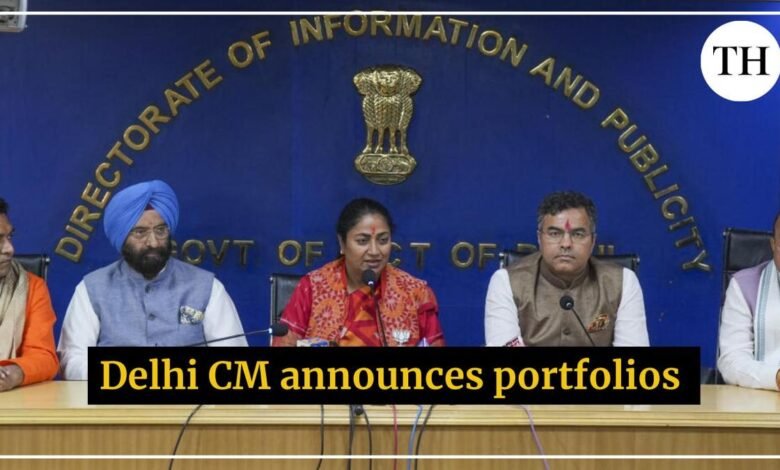 Watch | Delhi CM Rekha Gupta announces cabinet portfolio allocation: Who got what portfolio?