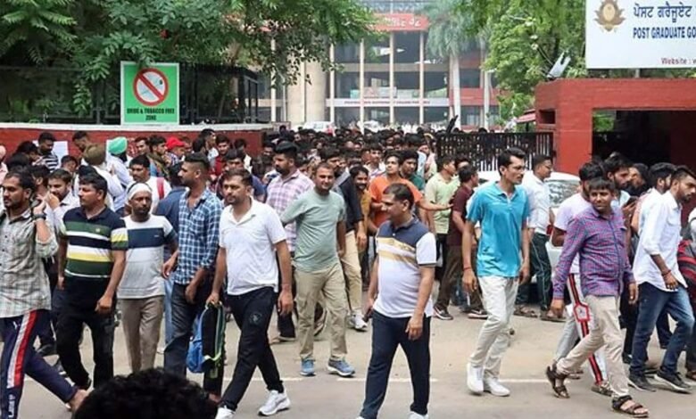 MP Recruitment Exam: Candidate gets 101.66 marks out of 100; aspirants protest