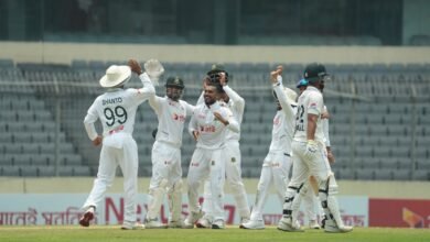 Mehidy, Taskin run through Pakistan middle order after Awais' debut century